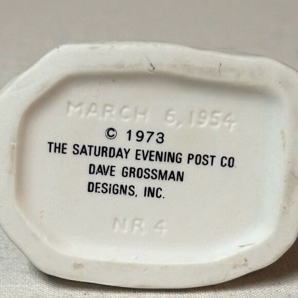 Norman Rockwell NR4 The Daydreamer Figurine By Dave Grossman Designs 1973 - Picture 5 of 6